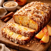 Frosty Peach Bread