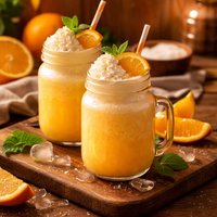 Frothy Orange Drink