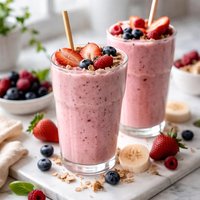 Frozen Berry Banana Smoothie