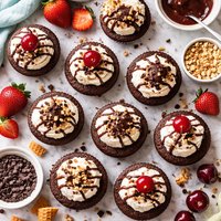 Frozen Brownie Cupcakes