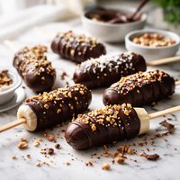 Frozen Chocolate Covered Bananas