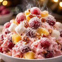 Frozen Cranberry Ambrosia Salad