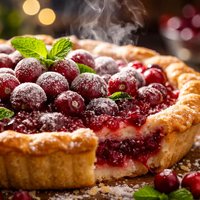 Frozen Cranberry Pie