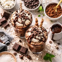 Frozen Dark Hot Chocolate