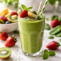 Frozen Fruit and Veggie Smoothie