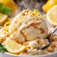 Frozen Lemon Cheesecake Ice Cream