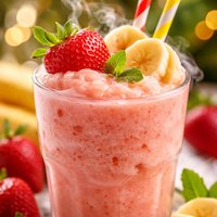 Frozen Strawberry Banana Colada