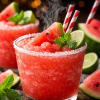 Frozen Watermelon Margaritas