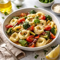 Frugal Tortellini Veggies