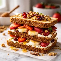 Fruit and Nut Sandwich