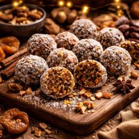 Fruit and Nut Truffles Sugarplums
