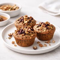 Fruit and Nut Zucchini Muffins