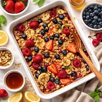 Fruit and Oatmeal Bake