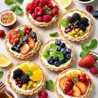 Fruit Cheese Tartlets