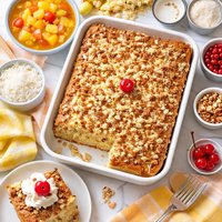 Fruit Cocktail Cake from a Cake Mix