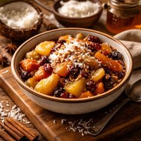 Fruit Compote with Coconut