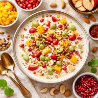 Fruit Kheer Indian Fruit Yogurt Pudding