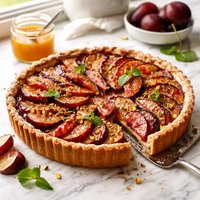 Fruit Plum Tart