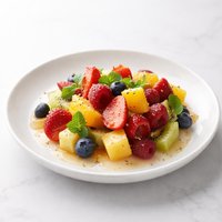 Fruit Salad with Vanilla Bean Syrup