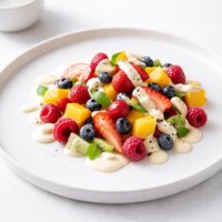 Fruit Salad with Vanilla Dressing