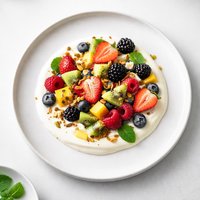Fruit Salad with Yoghurt