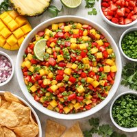 Fruit Salsa with Pineapple and Mango