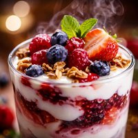 Fruit Yogurt Compote or Parfait