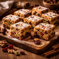 Fruitcake Squares