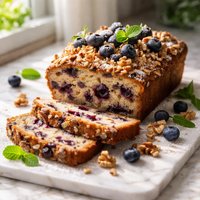 Fruited Blueberry Nut Cake