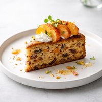Fruited Nut Peach Cake