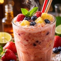 Fruited Rum Frappe