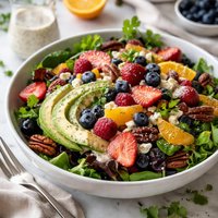 Fruited Salad W Poppy Seed Dressing
