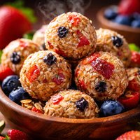 Fruity Donut Holes No Bake No Flours
