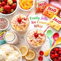 Fruity Jello Ice Cream Whip