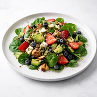 Fruity Nutty Spinach Salad