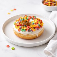 Fruity Pebbles Donut