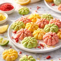 Fruity Spritz Cookies Made with Jell O