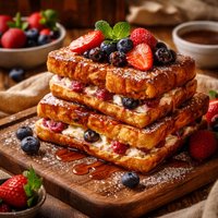 Fruity Stuffed French Toast