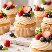 Fruity Vanilla Cupcakes