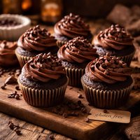 Fudge Cupcakes Gluten Free