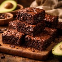 Fudgy Avocado Brownies