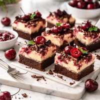 Fudgy Cherry Cheesecake Brownie Bars