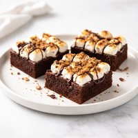 Fudgy Marshmallow Topped Brownies