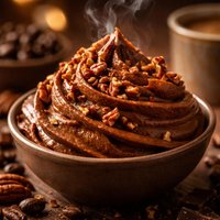 Fudgy Mocha Frosting W Pecans or Hazelnut Coffee Frosting