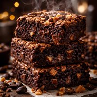 Fudgy Mocha Toffee Brownies