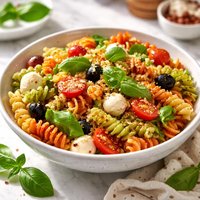 Fusilli Four Color Pasta