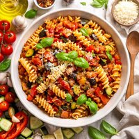Fusilli in Ratatouille Sauce