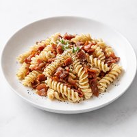 Fusilli with Bacon