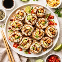 Fusion Chicken Potato Sushi Rolls