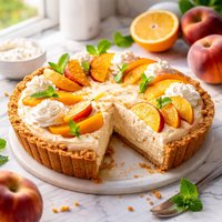 Fuzzy Navel Peach Cream Pie